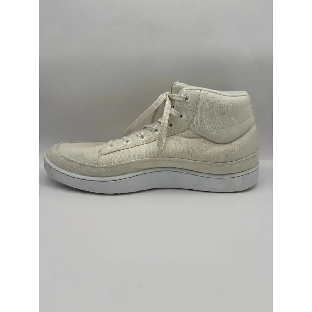 Allbirds Canvas Pacer Mid White Sneakers Men Size 13